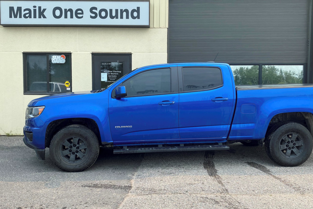 Chevrolet 2017 Colorado with professional window tint in North Bay